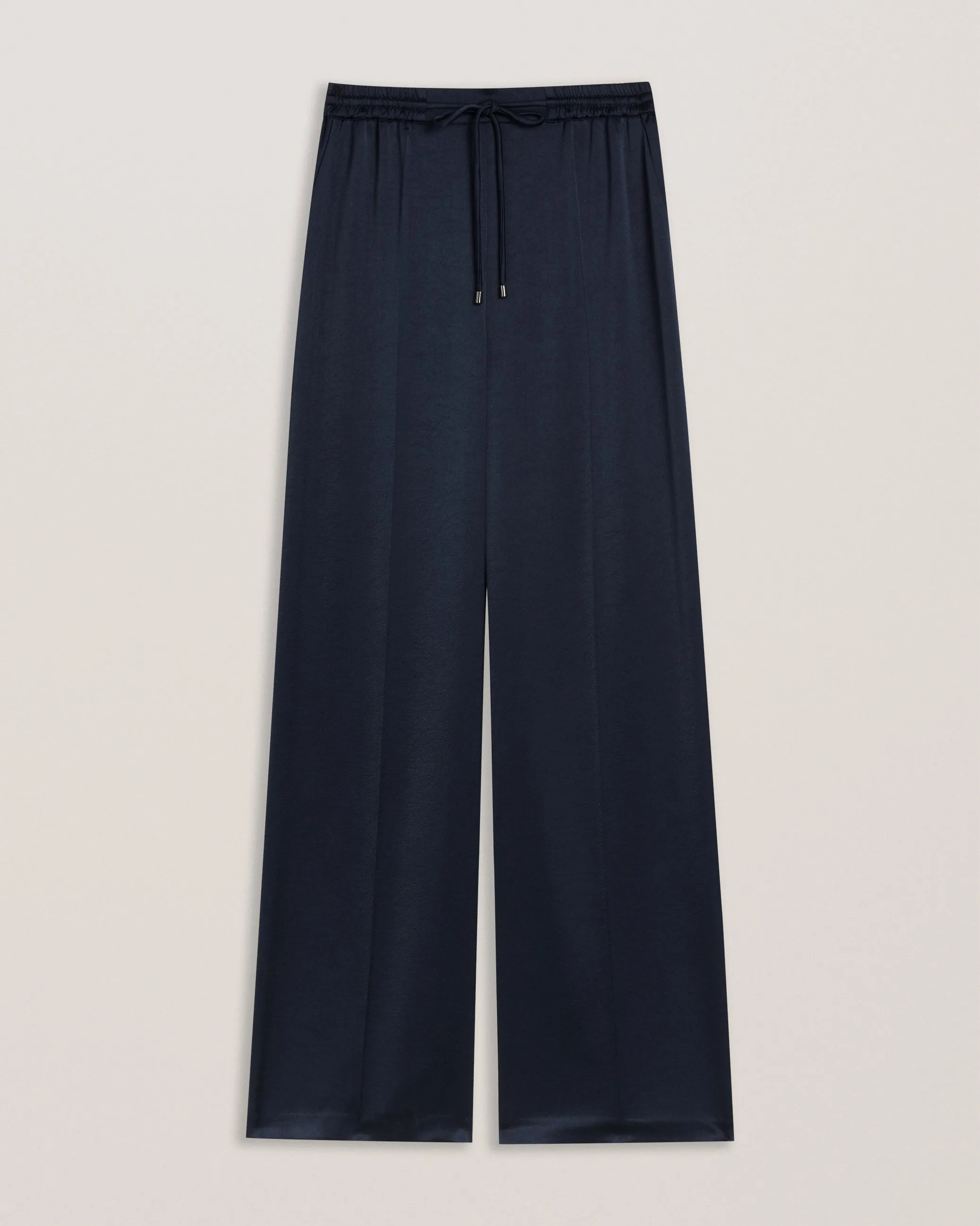 Umaibo Satin Wide Leg Jogger Navy