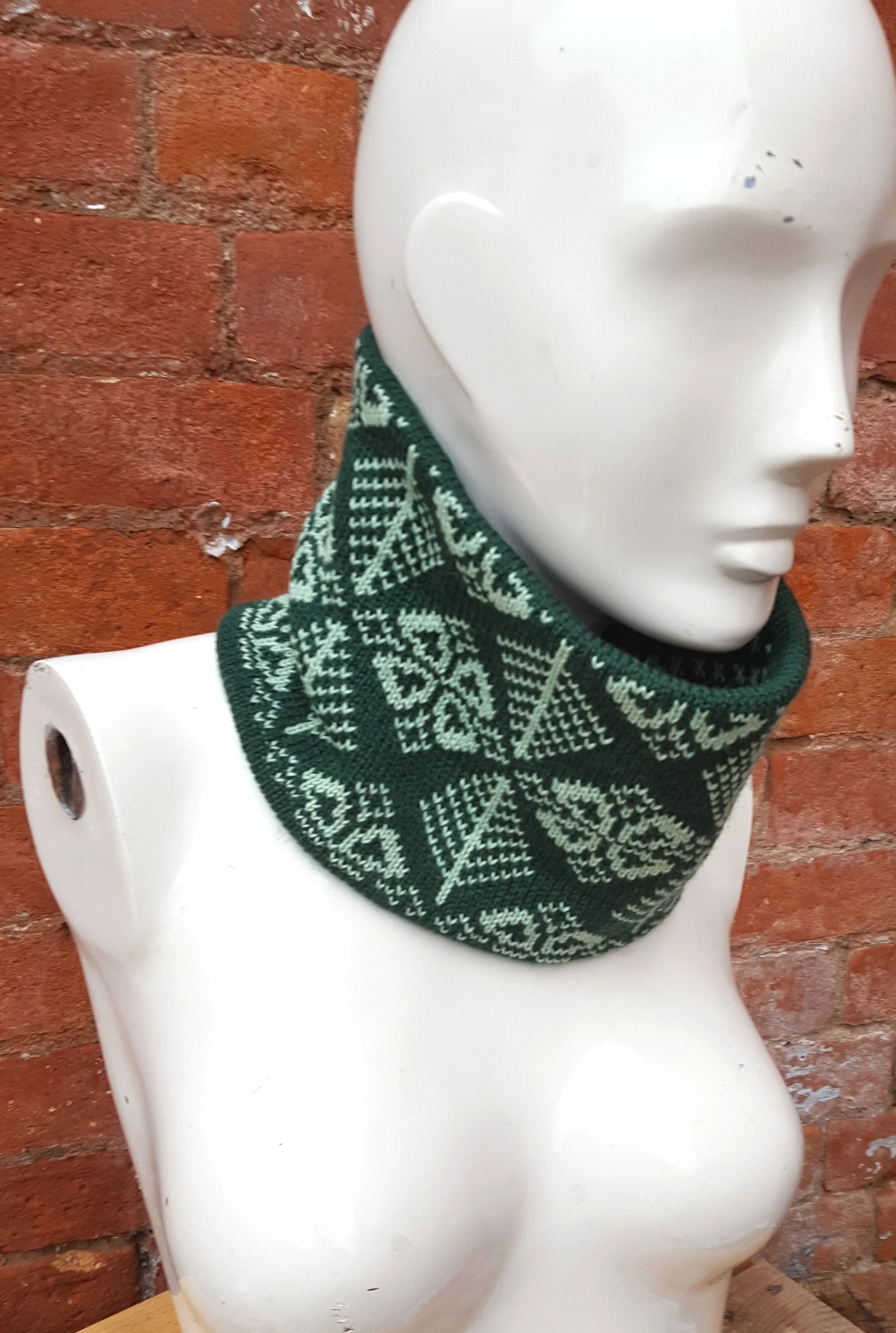 Unisex ski cowl, bikers cowl,  or neck warmer, double thickness & totally reversable