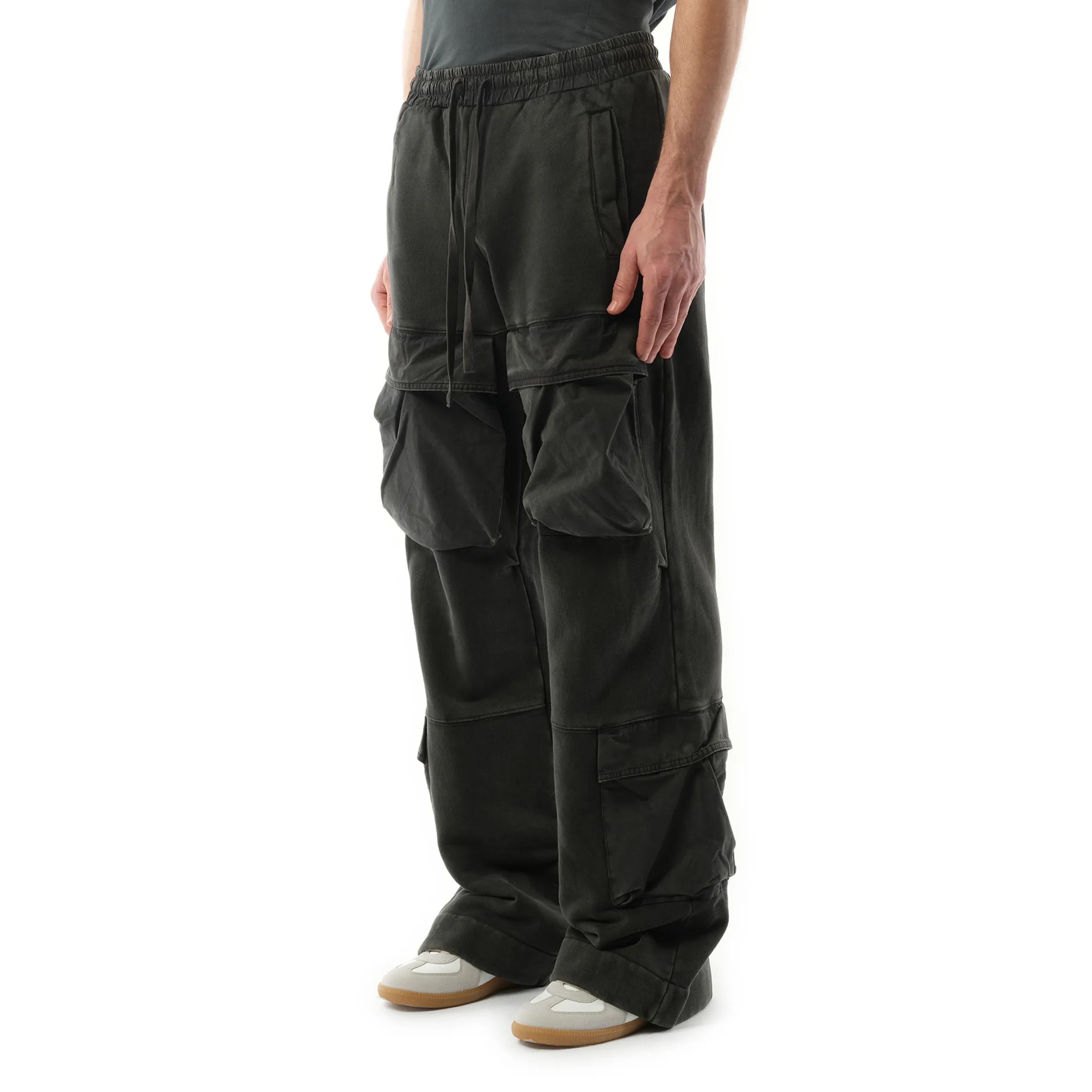 Utility Sweatpants in Washed Black