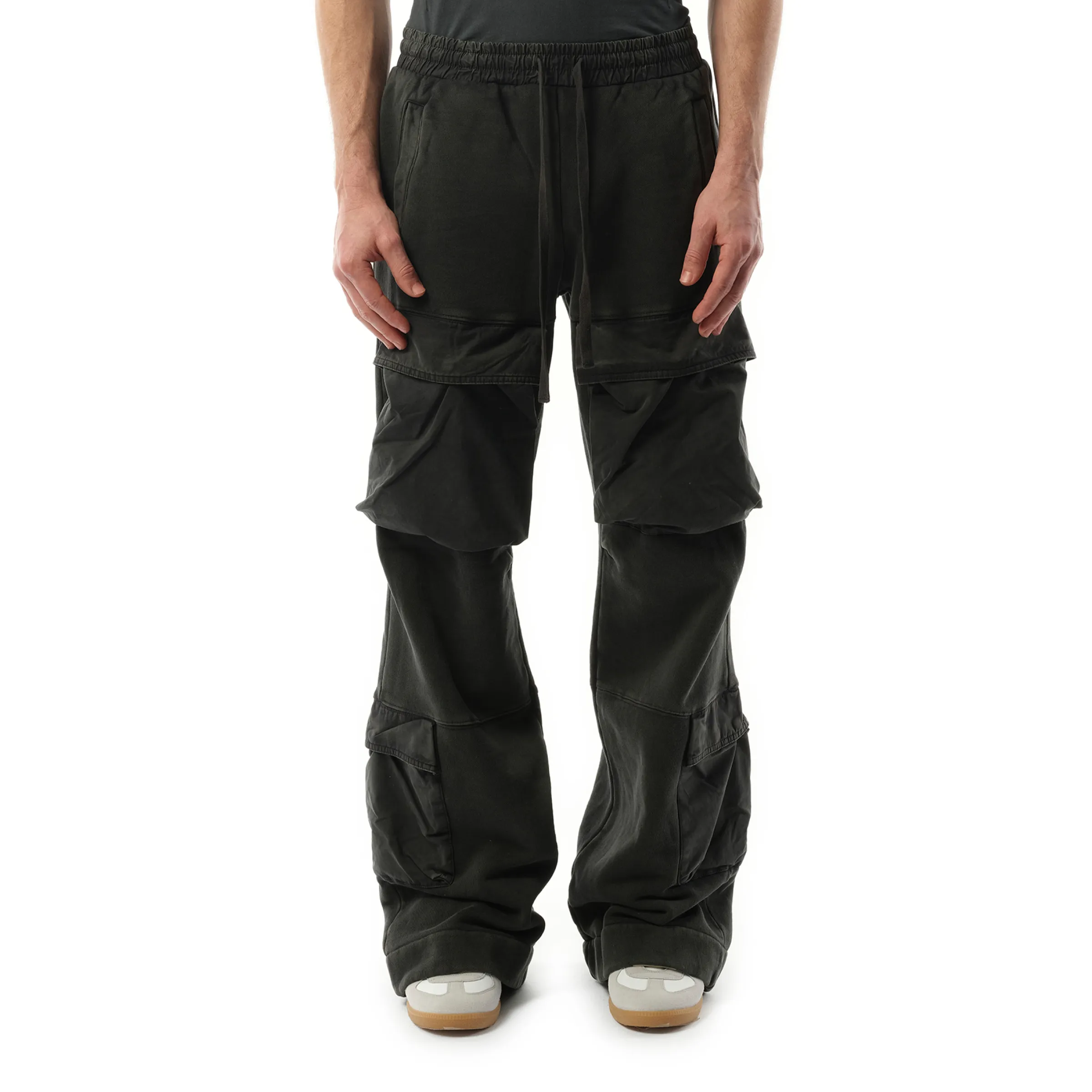 Utility Sweatpants in Washed Black