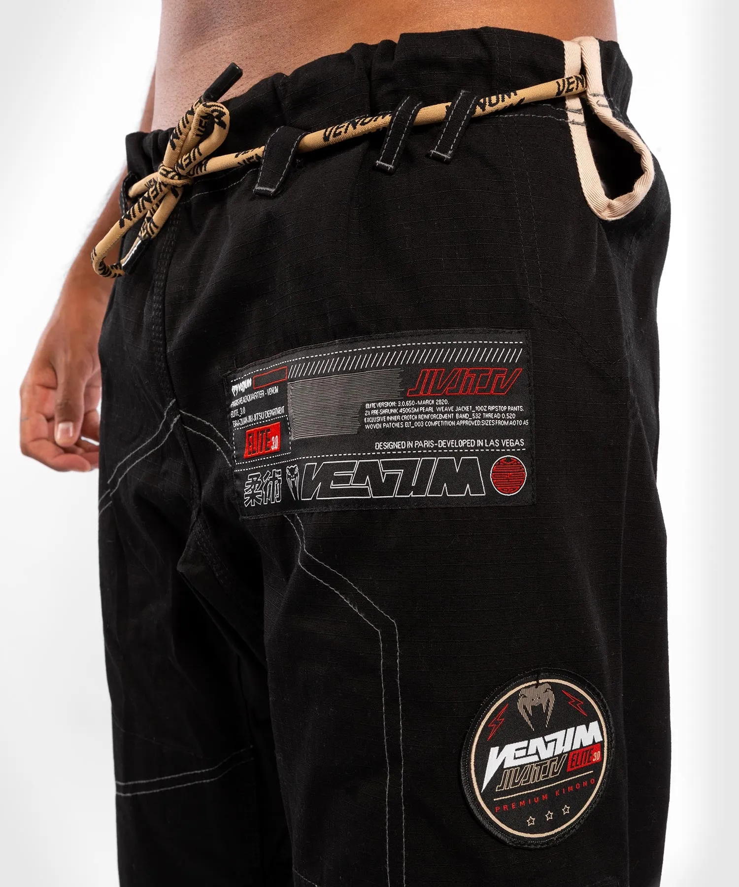 Venum Elite 3.0 BJJ Gi - Black