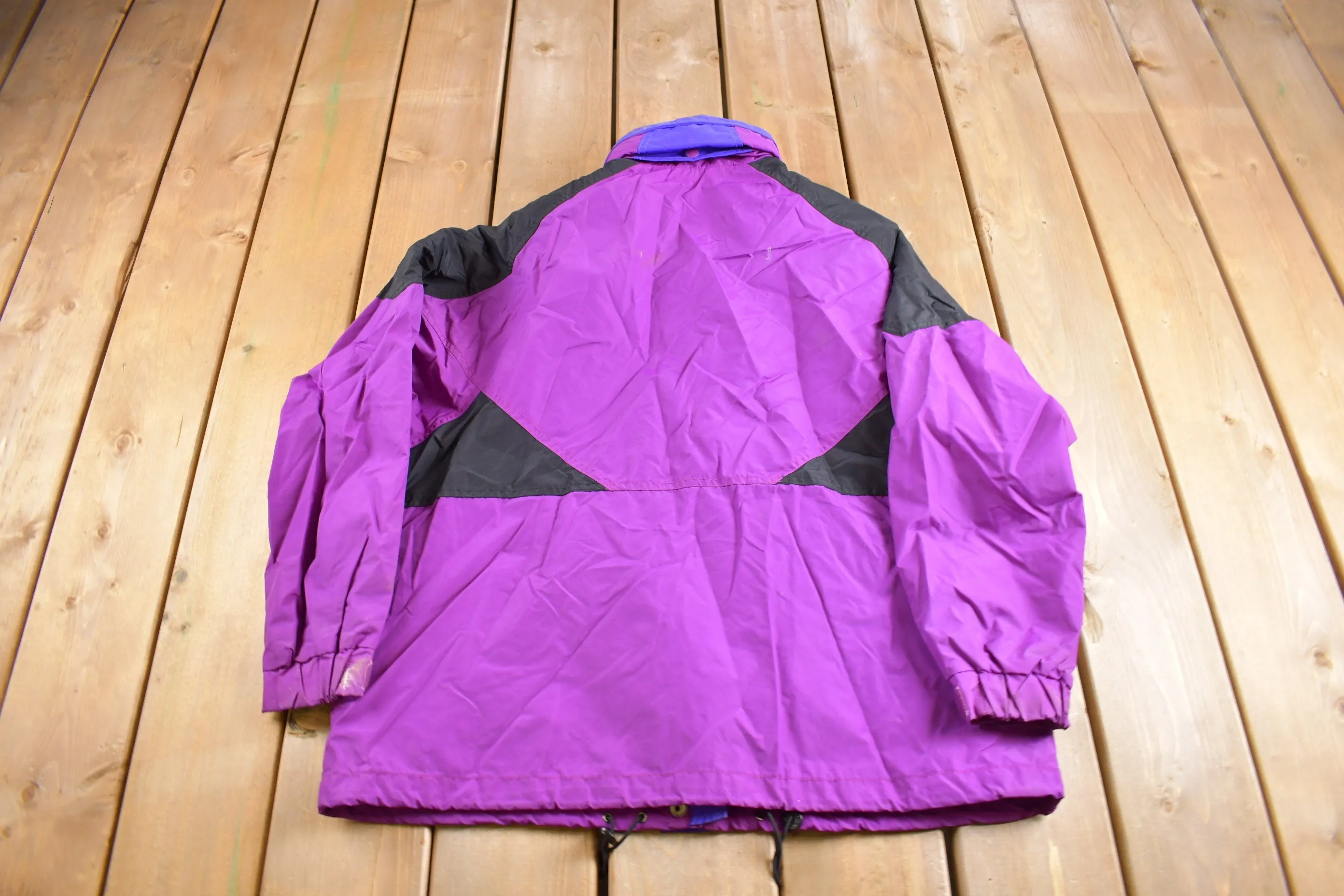 Vintage 1990s Columbia Sportswear Full Zip Windbreaker Jacket