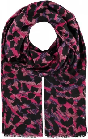 Vivid Animal Scarf - Pink