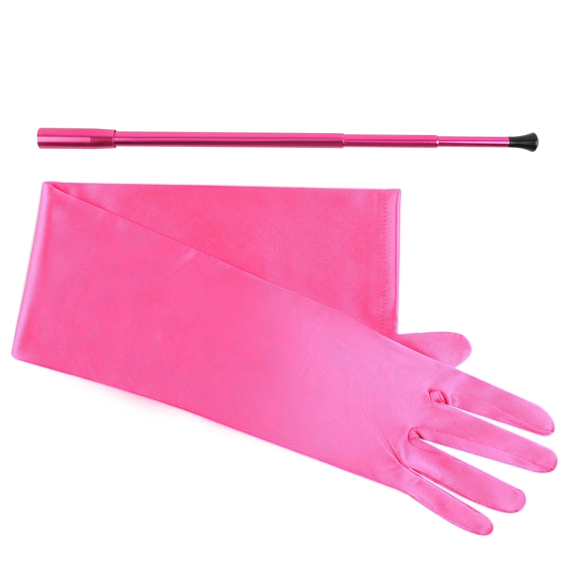 Vixen Accessory Bundle Set Telescopic Cigarette Holder   Long Satin Gloves Audrey Hepburn Inspired