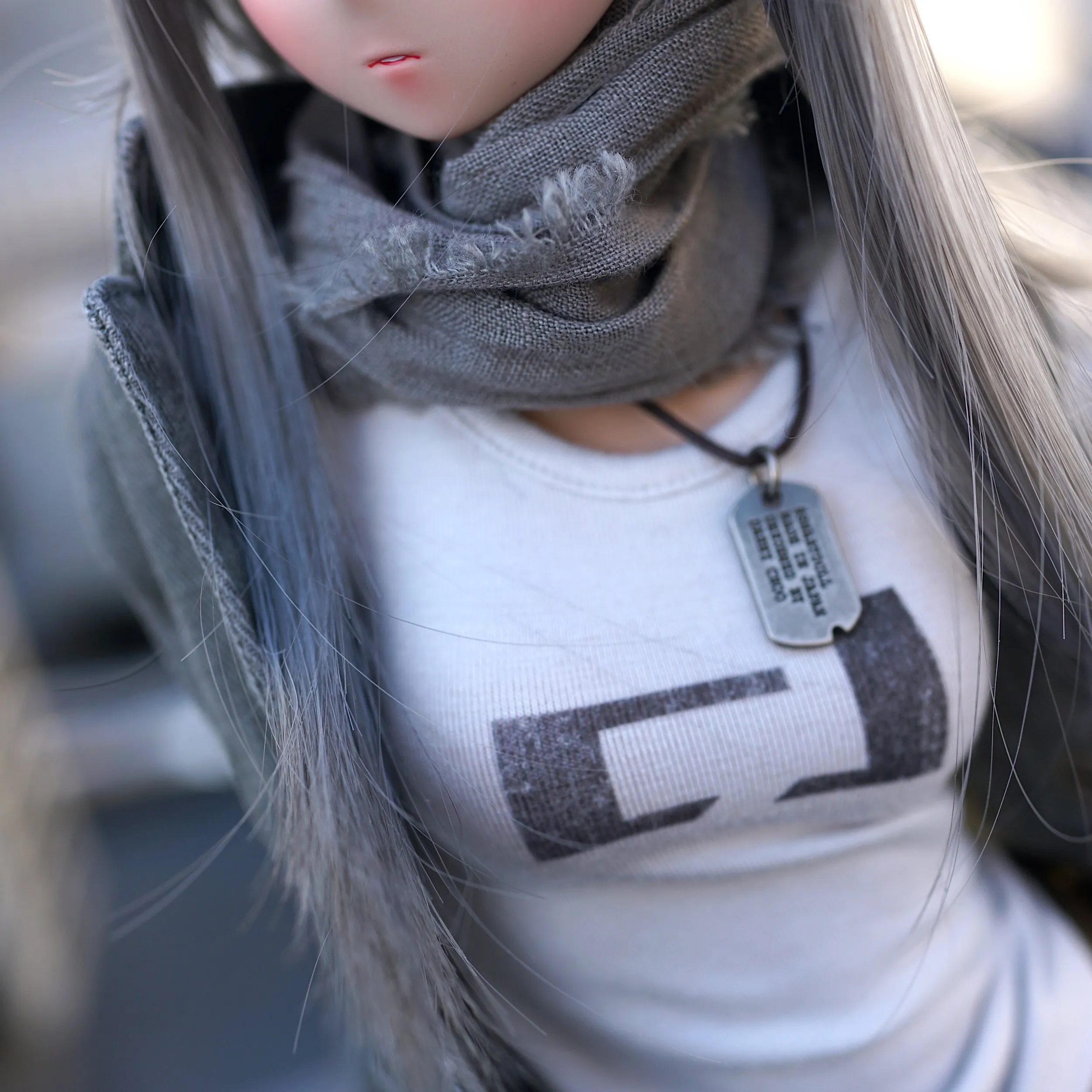 Weathered Scarf (gray)