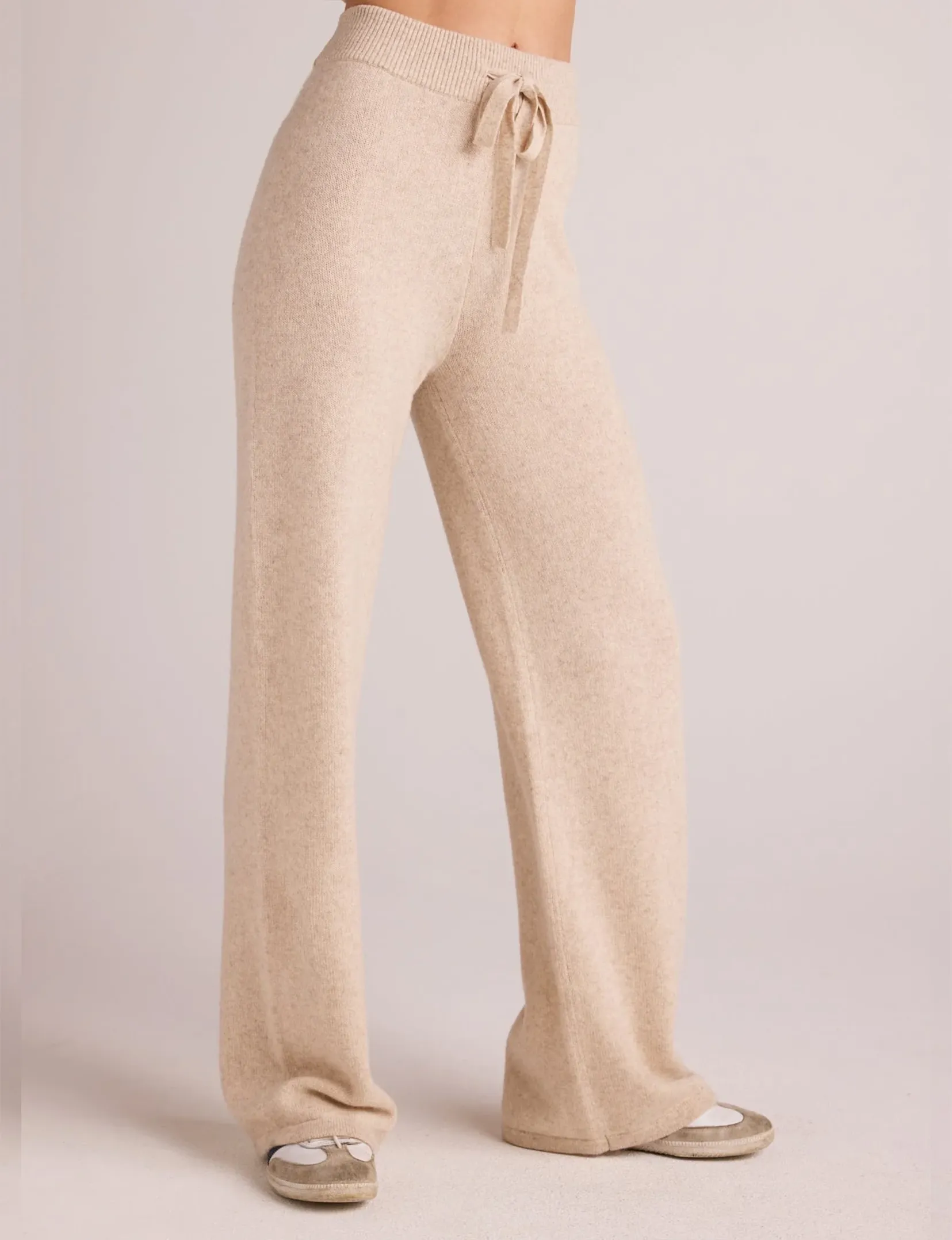 Wide Leg Sweatpant, Ivory Oat