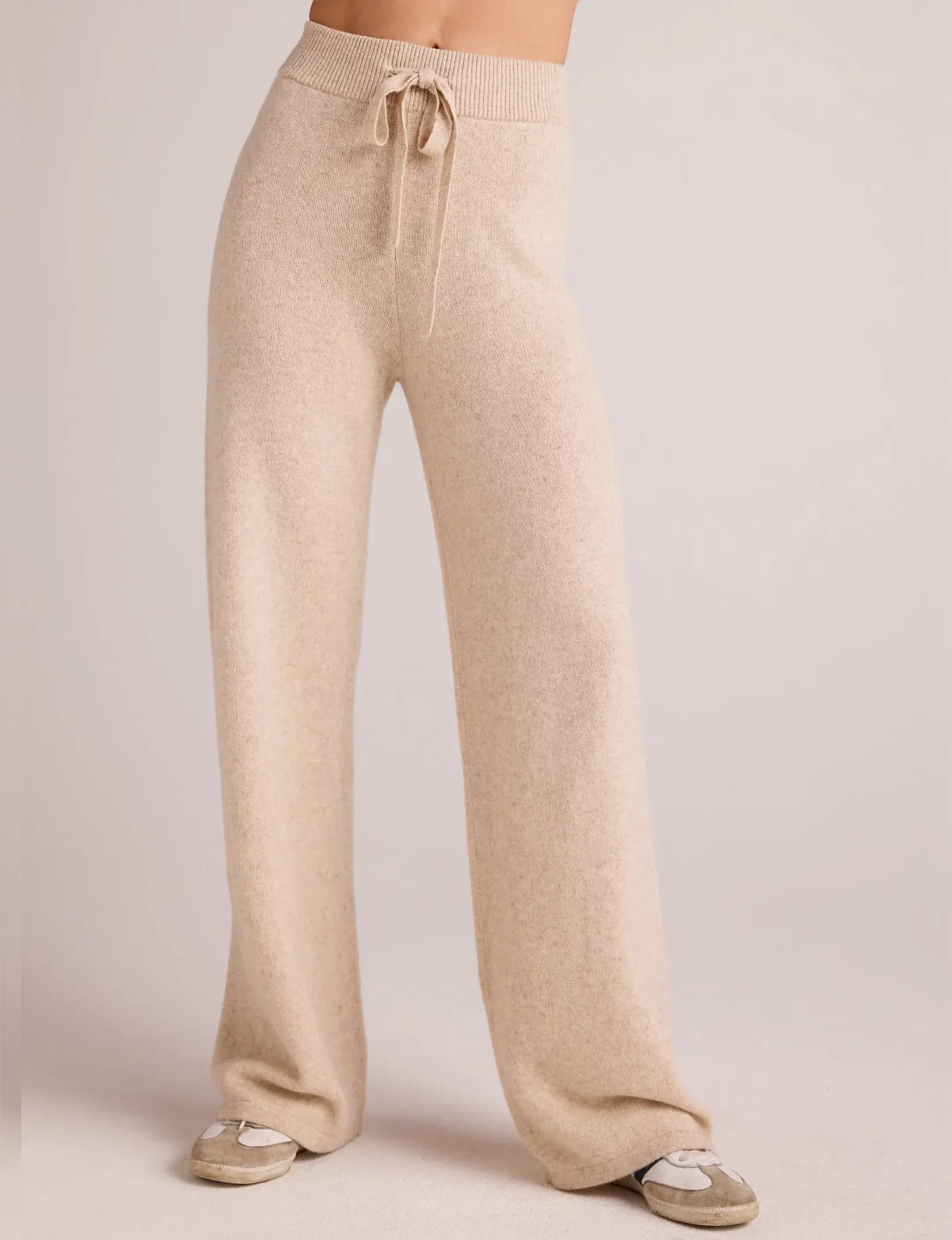 Wide Leg Sweatpant, Ivory Oat