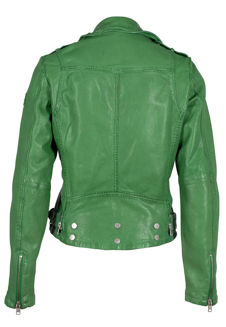 Wild RF Leather Jacket, Palm Leaf