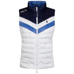 Womens RLX Miro Ripstop Full Zip Vest Ceramic White - AW24