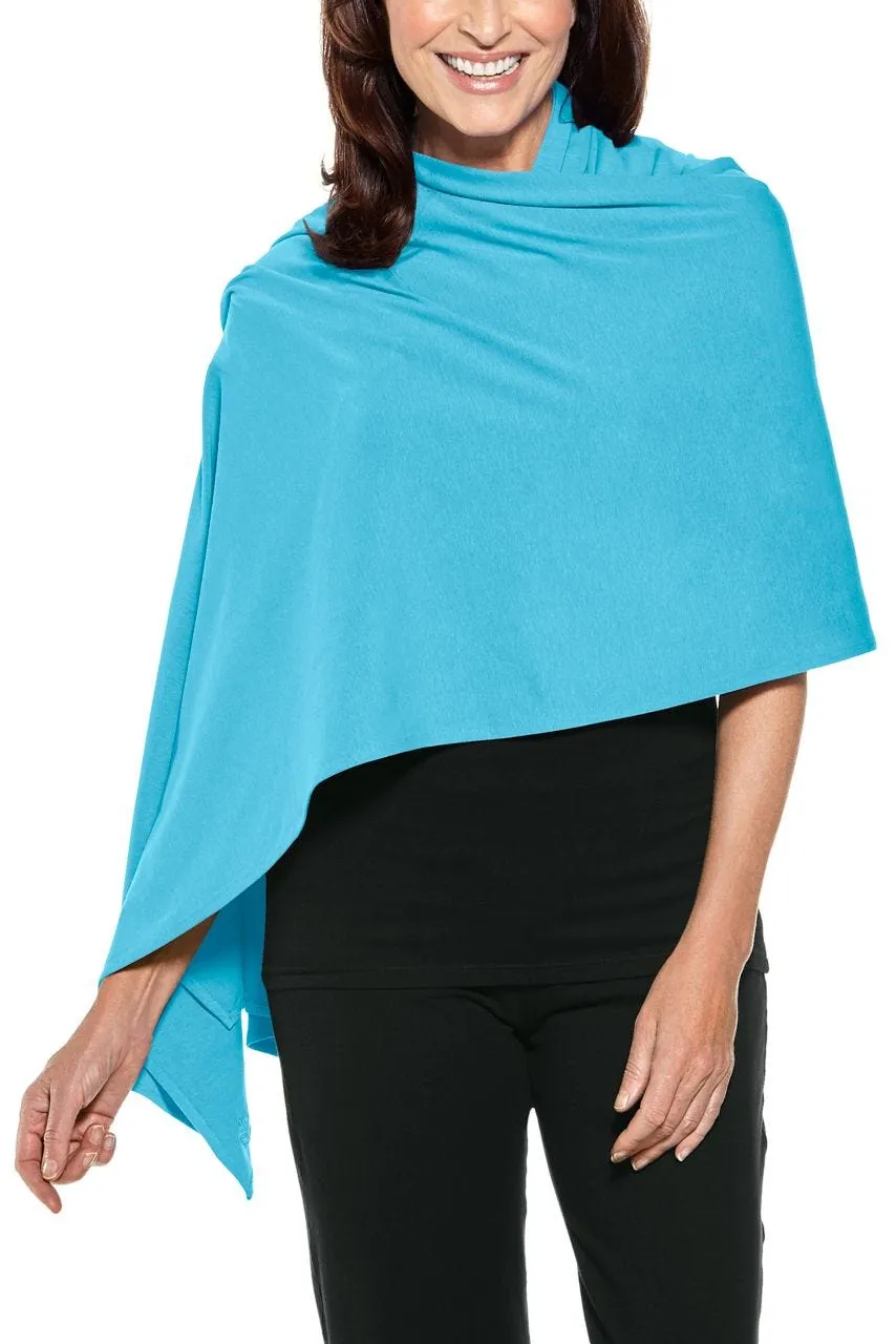 Women's Sanibel Everyday Beach Shawl  |  Aruba Blue