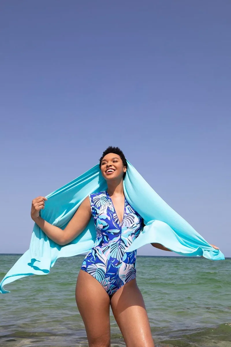 Women's Sanibel Everyday Beach Shawl  |  Aruba Blue