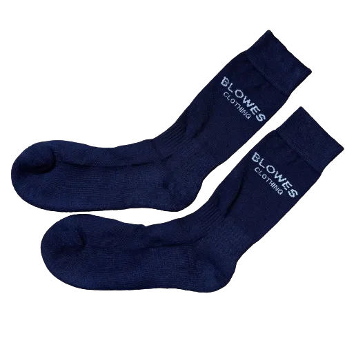 Wool Dress Socks - Navy | Black | Grey - Size 12-14