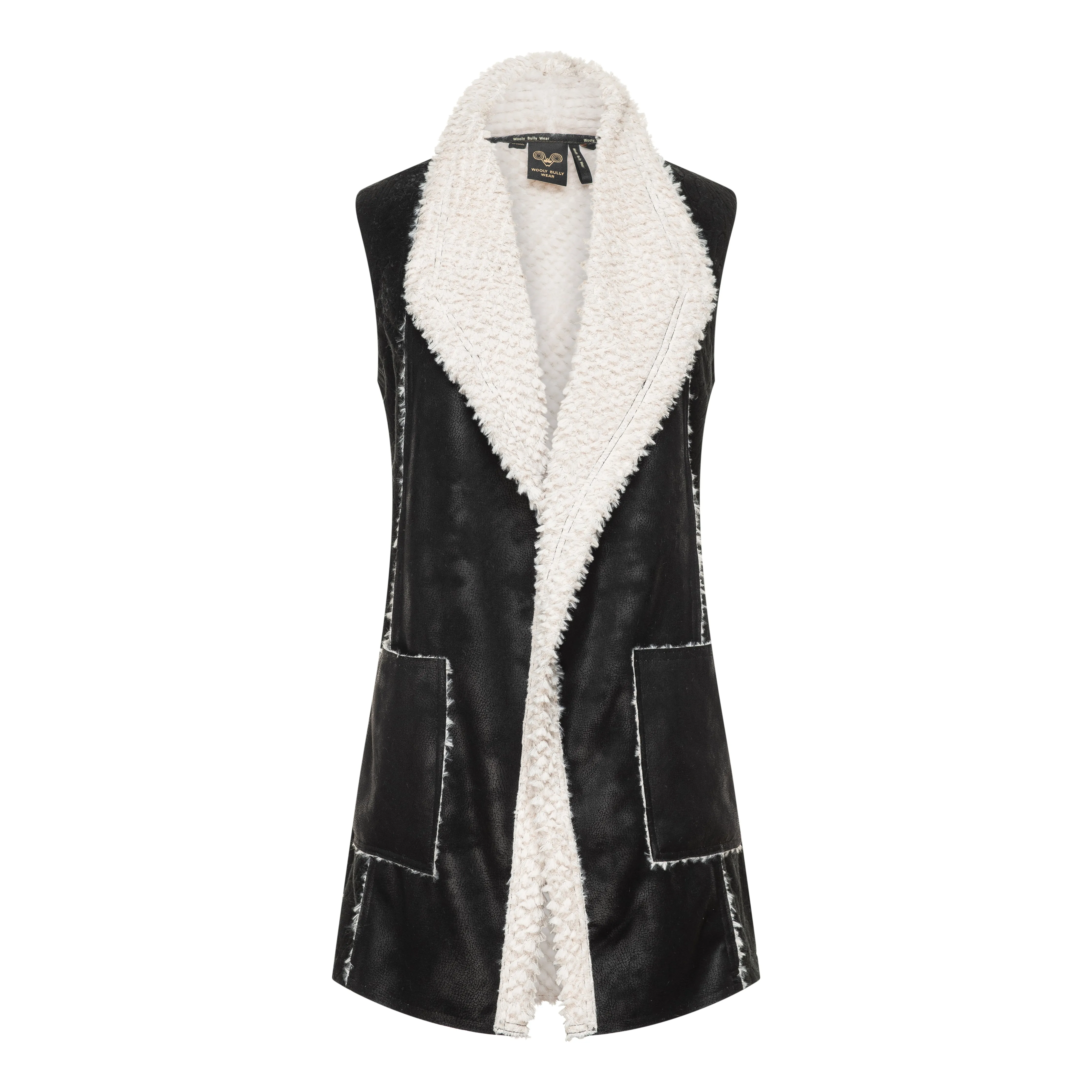 Wooly Bully Wear | Cute Cable Vest | Women's