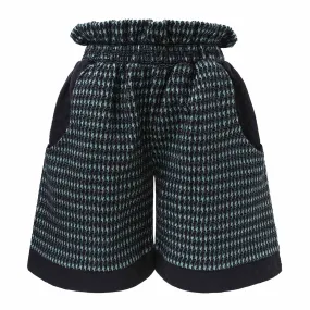 Zwarte en blauwe culottes 