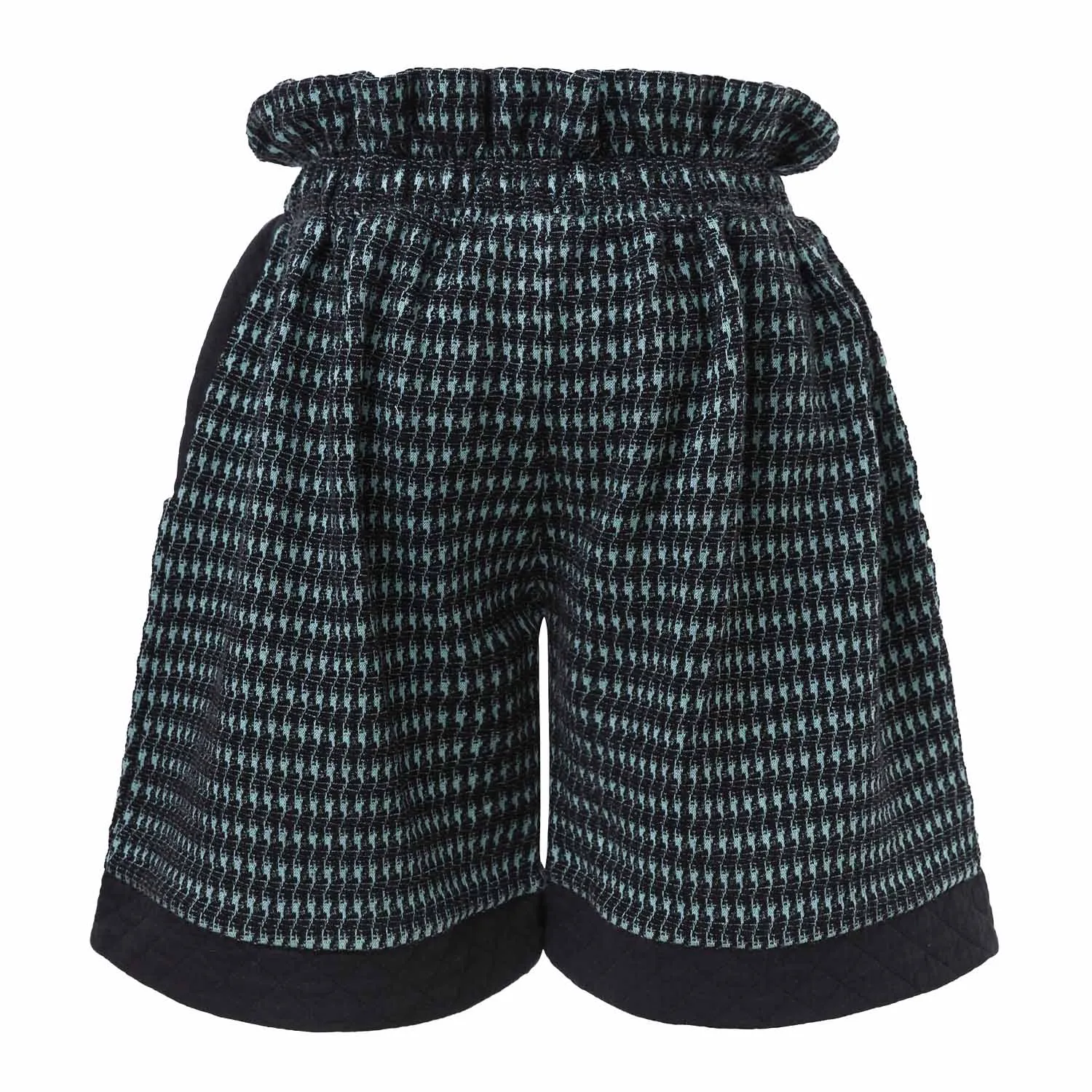 Zwarte en blauwe culottes 